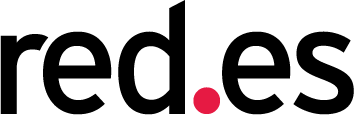 Logotipo de red.es, la entidad pública que promueve la transformación digital en España, con un diseño moderno y colores llamativos.