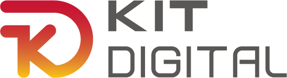 Logotipo de Kit Digital, un programa que impulsa la transformación digital de pequeñas y medianas empresas en España, promoviendo la adopción de tecnología y herramientas digitales.